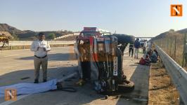 Samruddhi Highway Accident: SUV Overturns After Tyre Burst, 2 Dead
								